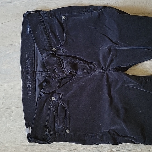 Citizens of Humanity gray velvet skinny leg pants size 27 - Picture 14 of 15